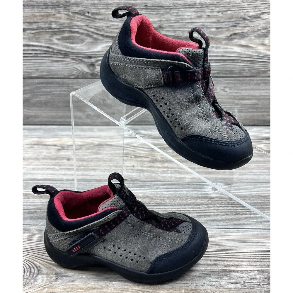 Lands End‎ Kids Toddler Suede Moc Shoes Size 9M Slip-On Outdoor Play Camping